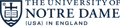 The University of Notre Dame (USA) in England logo