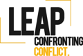 LEAP CONFRONTING CONFLICT logo