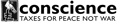 Conscience: Taxes for Peace Not War logo