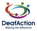 Deaf Action logo