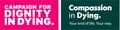 Dignity in Dying and Compassion in Dying logo