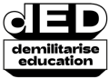 Demilitarise Education logo