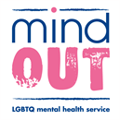 MindOut LGBTQ Mental Health Service logo