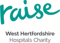 Raise: West Hertfordshire Hospitals Charity logo