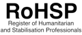 Register of Humanitarian and Stabilisation Professionals (RoHSP) logo
