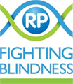 R.P. Fighting Blindness logo