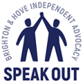 Brighton and Hove Speak Out logo