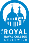 Old Royal Naval College, the Greenwich Foundation logo