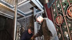 Syd & Lionel painting the Octagon.jpg