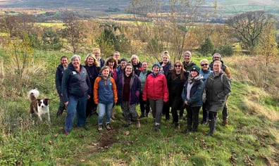 2024 staff Team Photo at Dam Mire mres