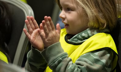 Child clapping May 2025 School