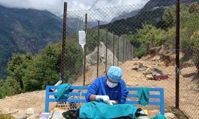 Dr-Sonia-in-Namche-Bazaar