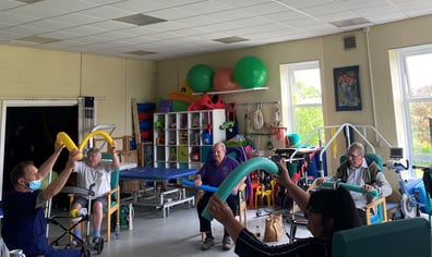 Exercise to music class