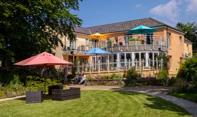 hospice from garden