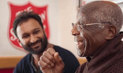 Man smiling