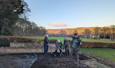 Staff Gardening Cliffe Castle