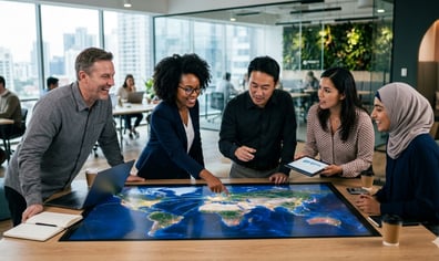 time and global collaboration