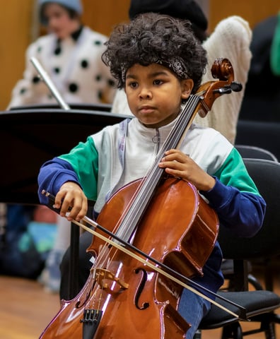 AYM Award winner at BBC Maida Vale - Photo by Richard Farnes
