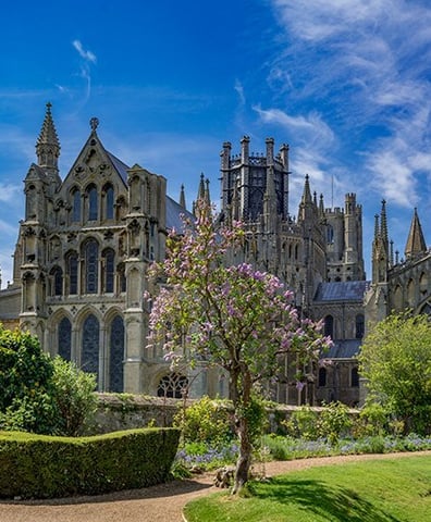 Ely-Cathedral-on-a-summery-afternoon-Notecard