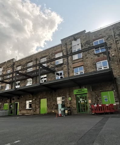 Emmaus Mossley community building with new windows