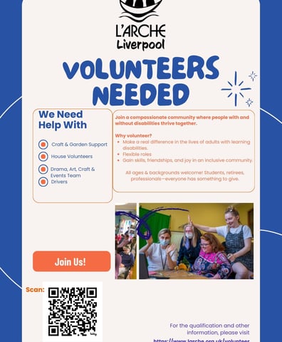 nLArche Liverpool Volunteer