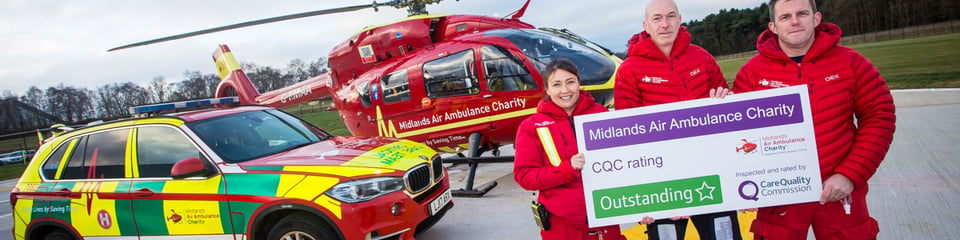 Midlands Air Ambulance Charity banner