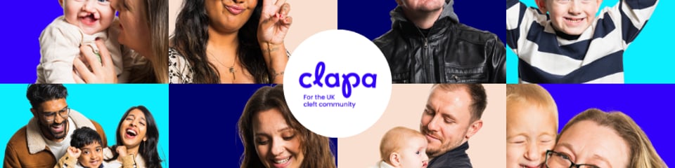 Cleft Lip and Palate Action (CLAPA) banner