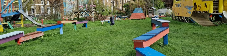 Slade Gardens Community Play Association CIO banner