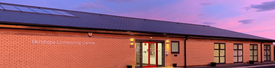 Burnhope Community Centre banner