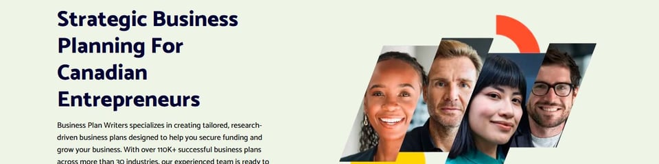 Business Plan Writers Canada banner