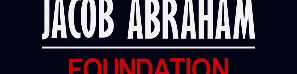 Jacob Abraham Foundation banner