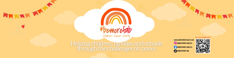Bemorefab Children's Cancer Charity banner