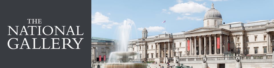 The National Gallery banner