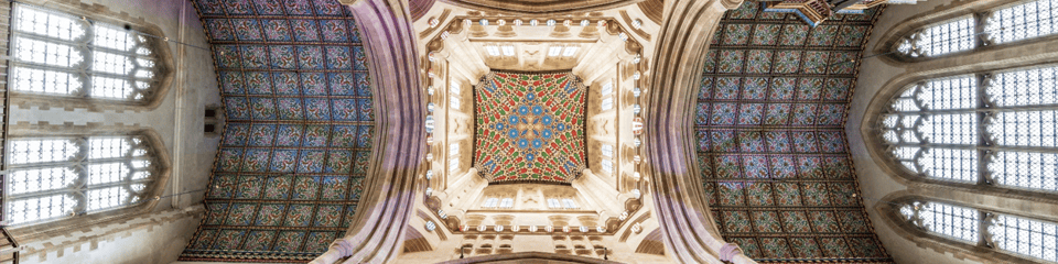 St Edmundsbury Cathedral banner