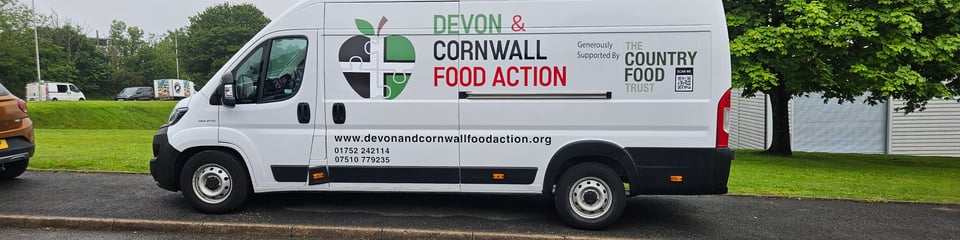 Devon and Cornwall Food Action banner