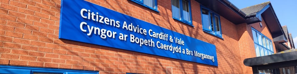 Cardiff and Vale Citizens Advice banner