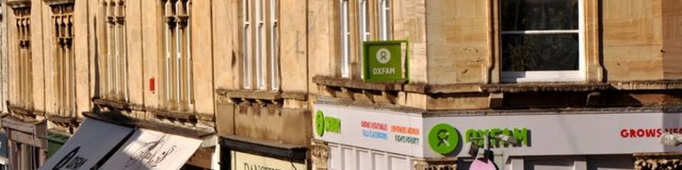 Oxfam Online Shop Bristol banner