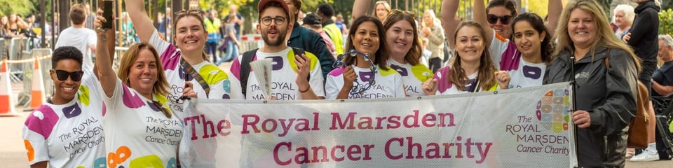 The Royal Marsden Cancer Charity banner