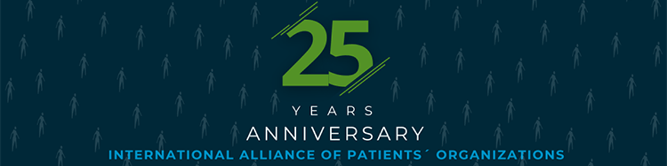 The International Alliance of Patients’ Organizations (IAPO) banner