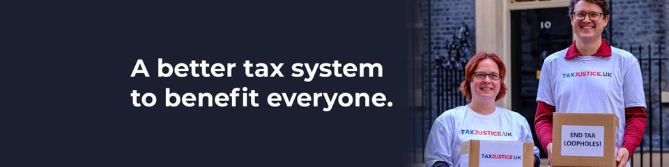Tax Justice UK banner