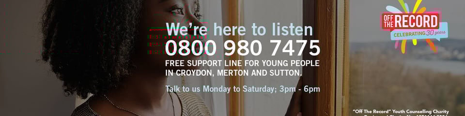 Off the Record Croydon banner