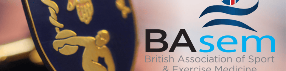 British Association of Sport and Exercise Medicine banner