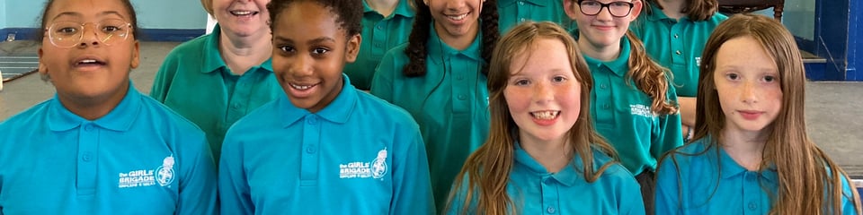 The Girls' Brigade England & Wales banner