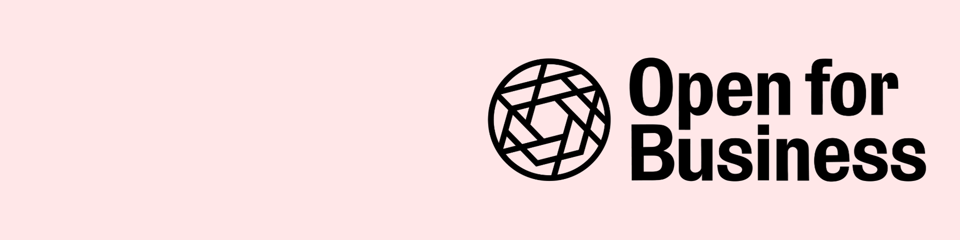 Open for Business banner