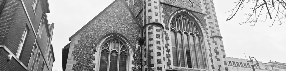 St Laurence Church banner