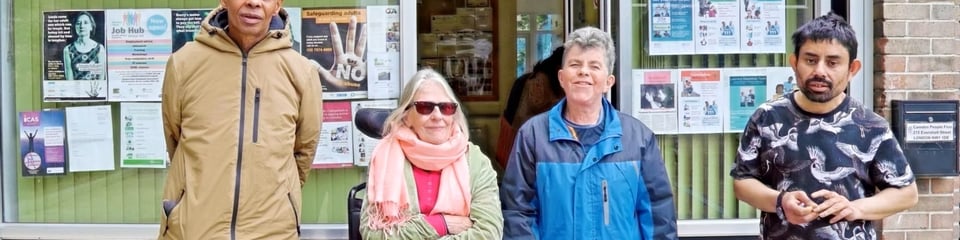 Camden People First banner