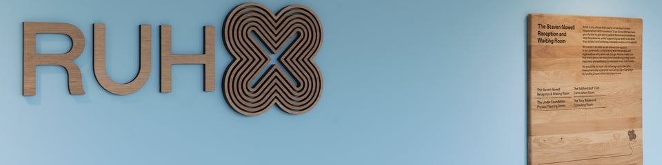 RUHX - Official NHS Charity of the Royal United Hospitals Bath banner