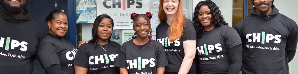 CHIPS (Christian International Peace Service) banner