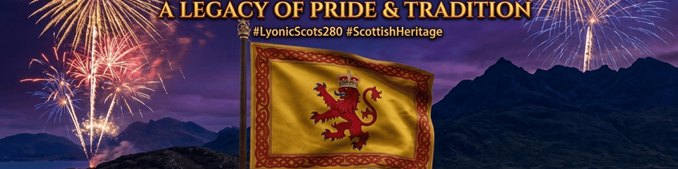 Lyonic Scots banner