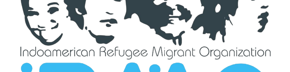 Indoamerican Refugee and Migrant Organisation (IRMO) banner